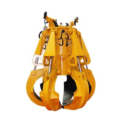 เครื่องคว้าเปลือกส้มด้วยไฟฟ้าไฮดรอลิก